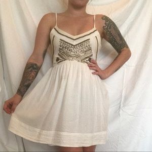 Little white beaded dress